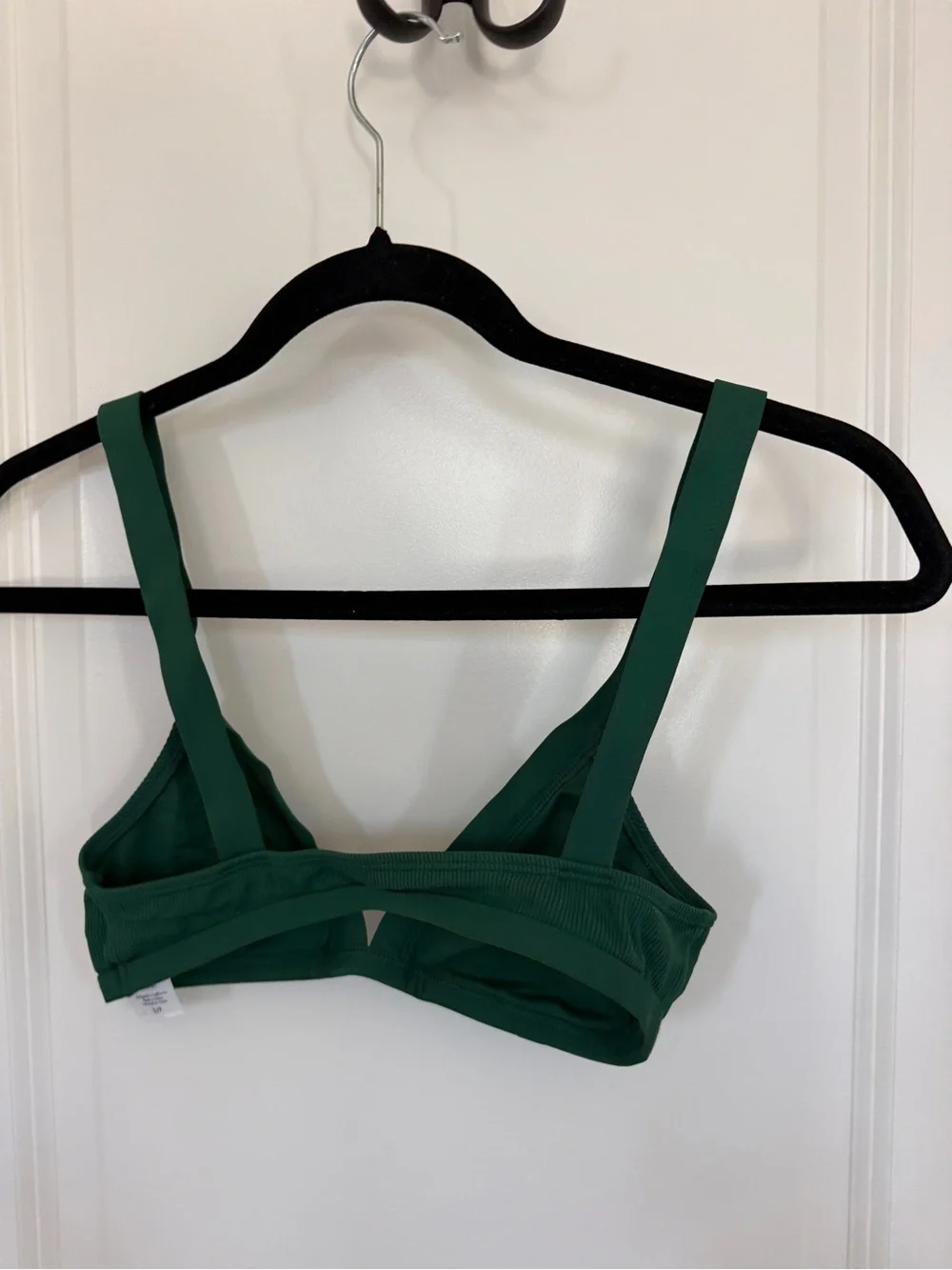 l*space Deep Green Ribbed Bikini Set